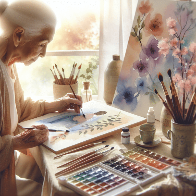 Watercolor Painting for Relaxation: A Senior's Guide