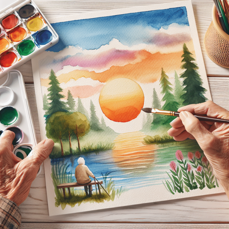 Simple Ways to Paint with Watercolors: A guide for Seniors