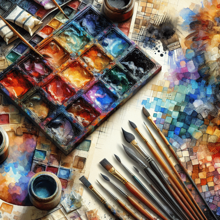 Creating Textures with Watercolor Paints