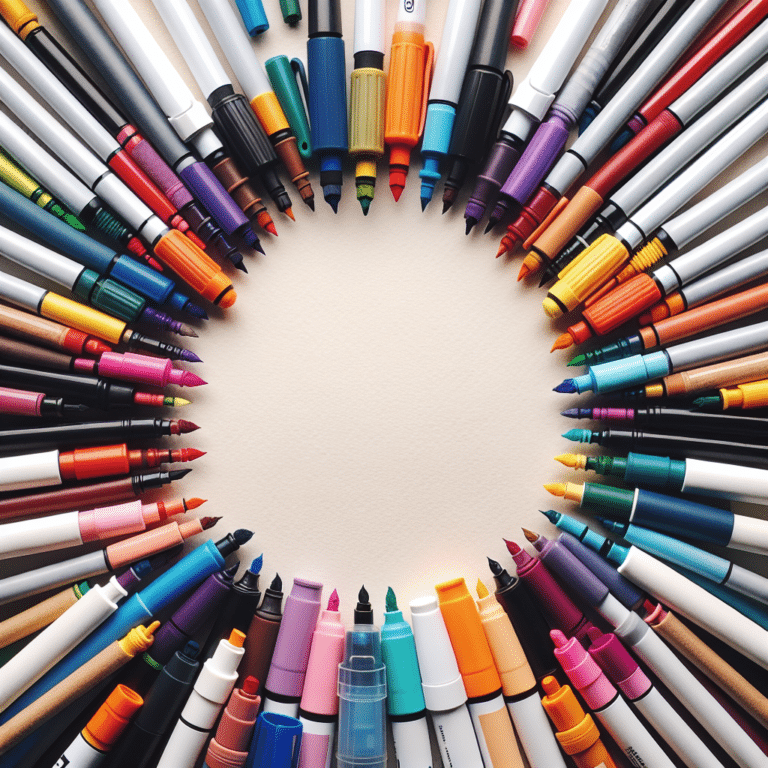 Beginner-Friendly Watercolor Pens and Markers for Seniors