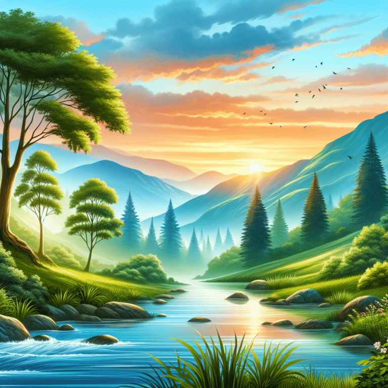 Painting Nature Scenes for Relaxation