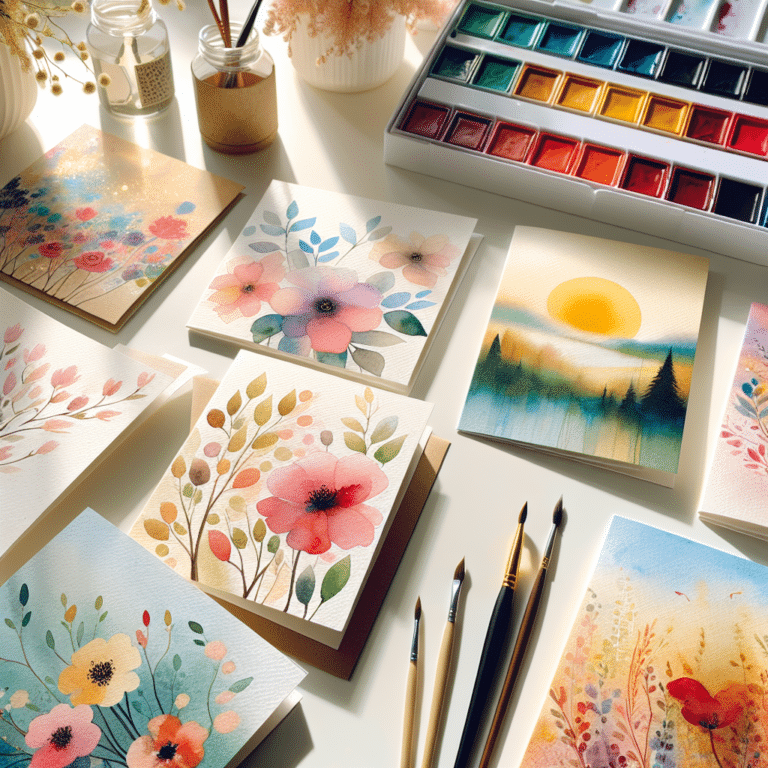 Watercolor Greeting Cards: Creative Projects for Seniors