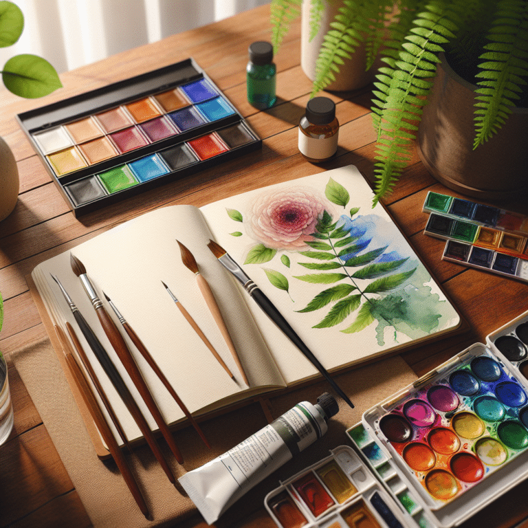 Watercolor Journaling for Mental Clarity