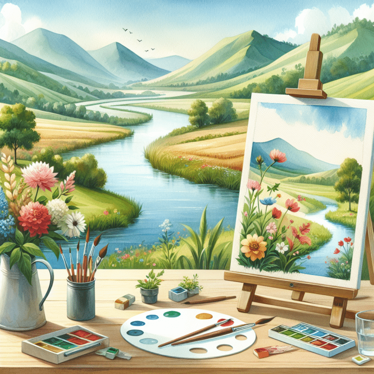 Learn to Paint Beautiful Landscapes: Watercolor lessons for Seniors
