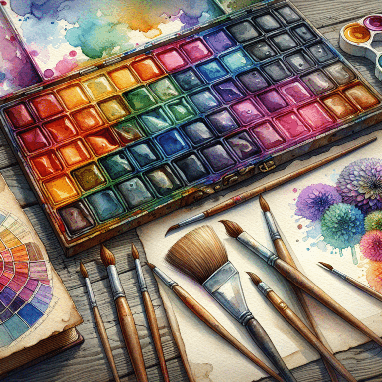 Watercolor Mixing Guide for Older Adults