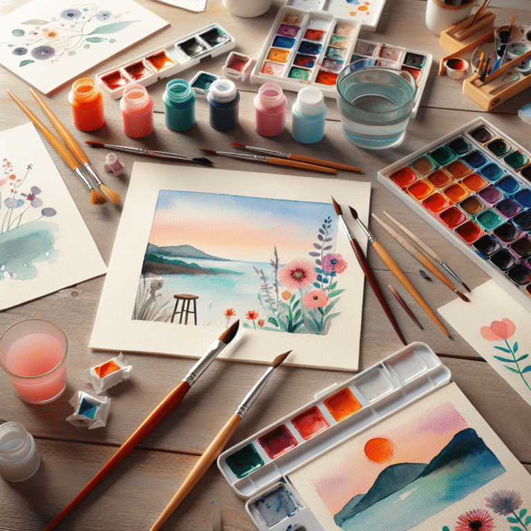 Fun and Easy Watercolor Projects for Seniors