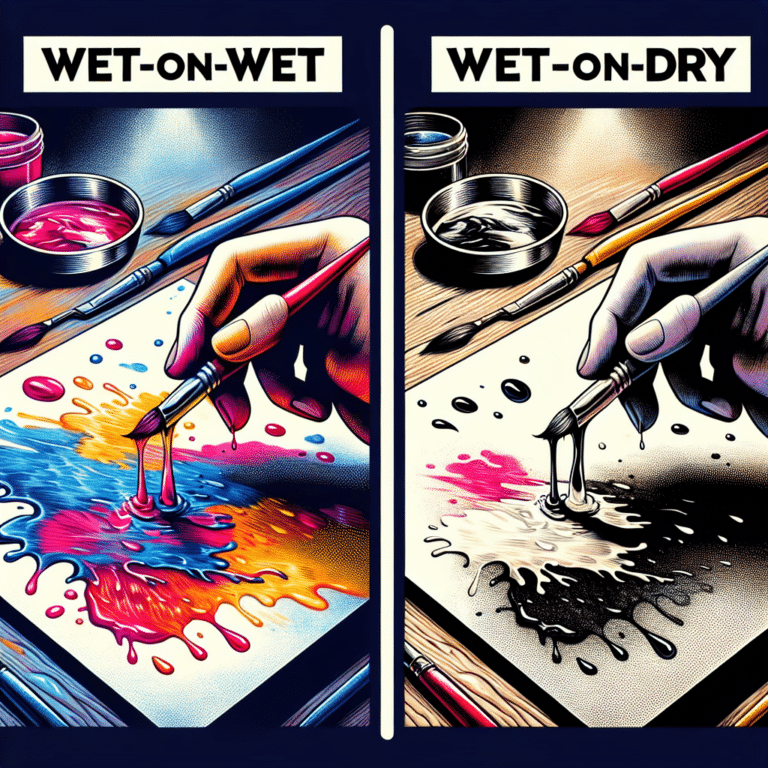 Wet-On-Wet vs Wet-On-Dry Techniques