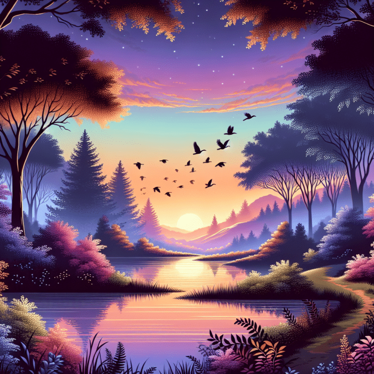 Painting Nature Scenes for Relaxation