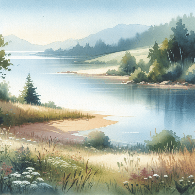 Calming Watercolor Scenes for Beginners