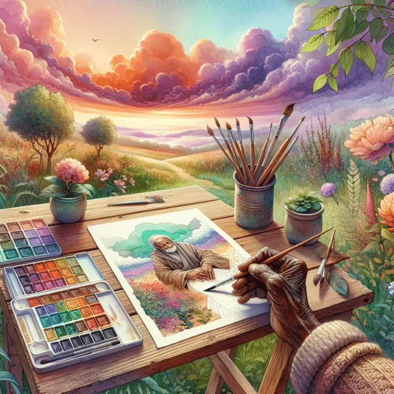 Watercolors for Wellness: An easy guide for Seniors