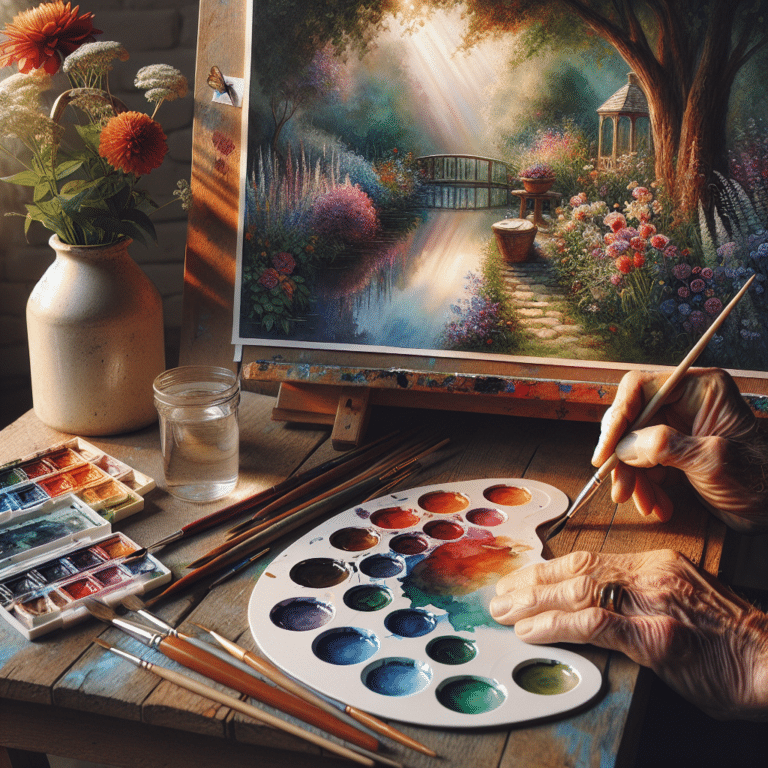 Easy Watercolor Techniques for Seniors