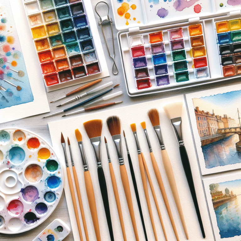 Beginner-Friendly Watercolor Brush Sets for Seniors