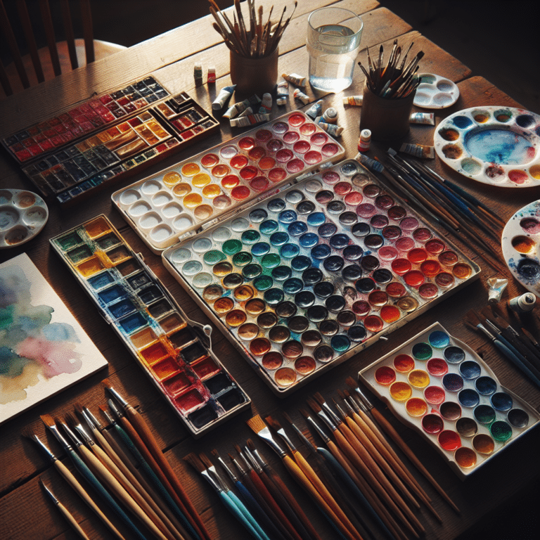 Top Watercolor Paints Suitable for Older Adults
