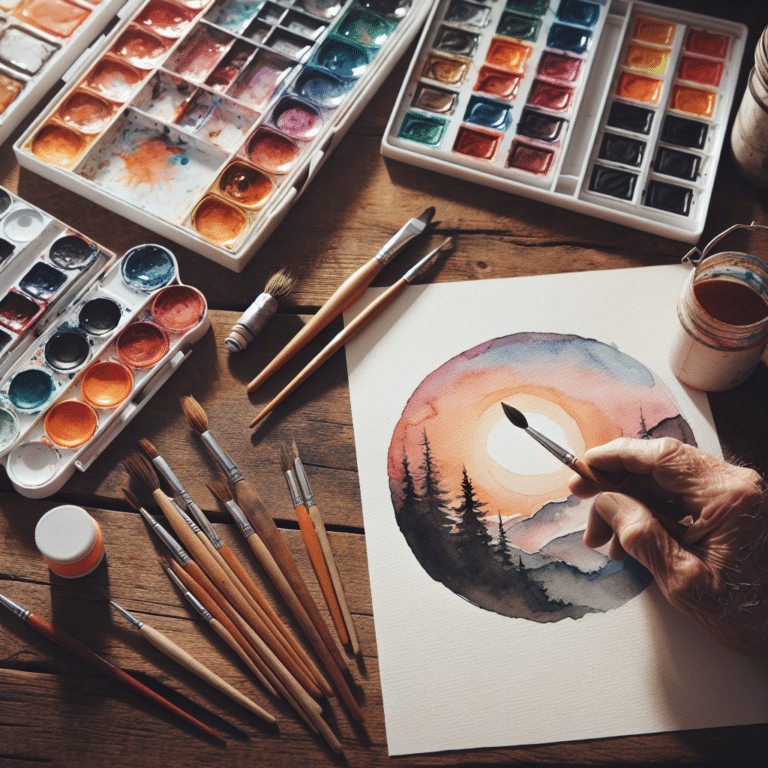 Top Watercolor Paints Suitable for Older Adults