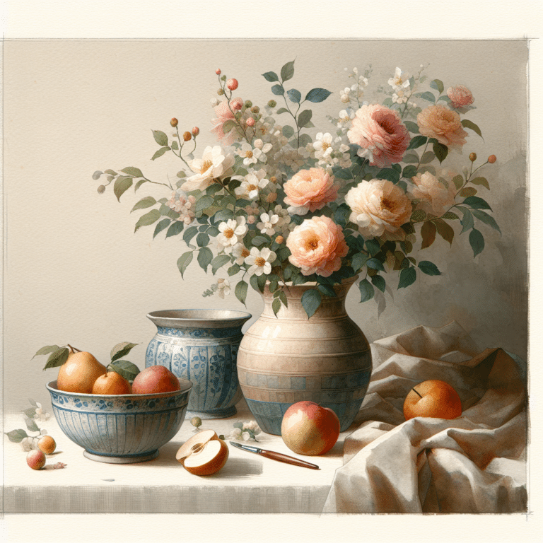Still Life Painting: Easy Watercolor Lessons for Seniors