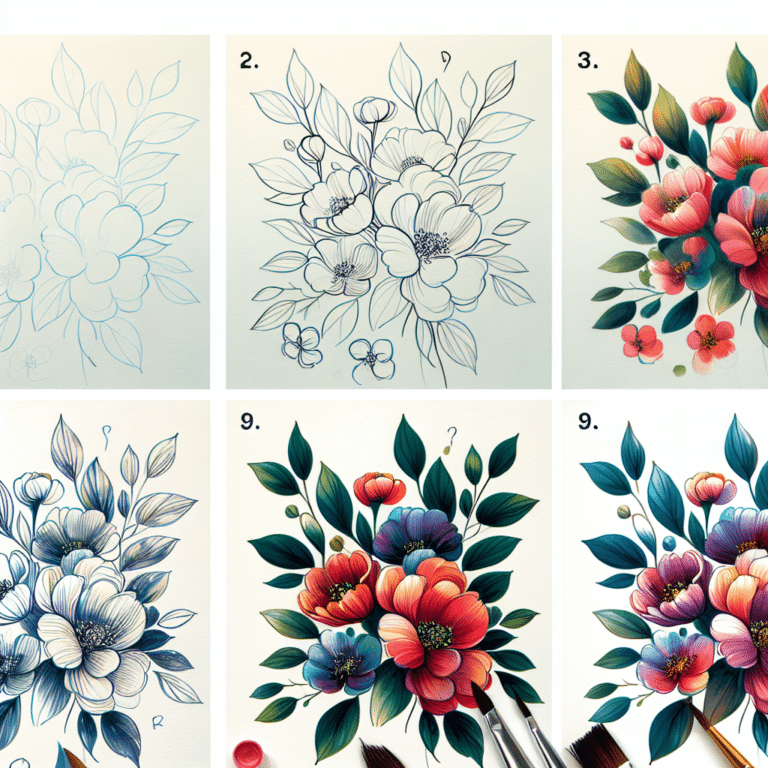 Step-by-Step Guide to Easy Watercolor Flowers for Beginners