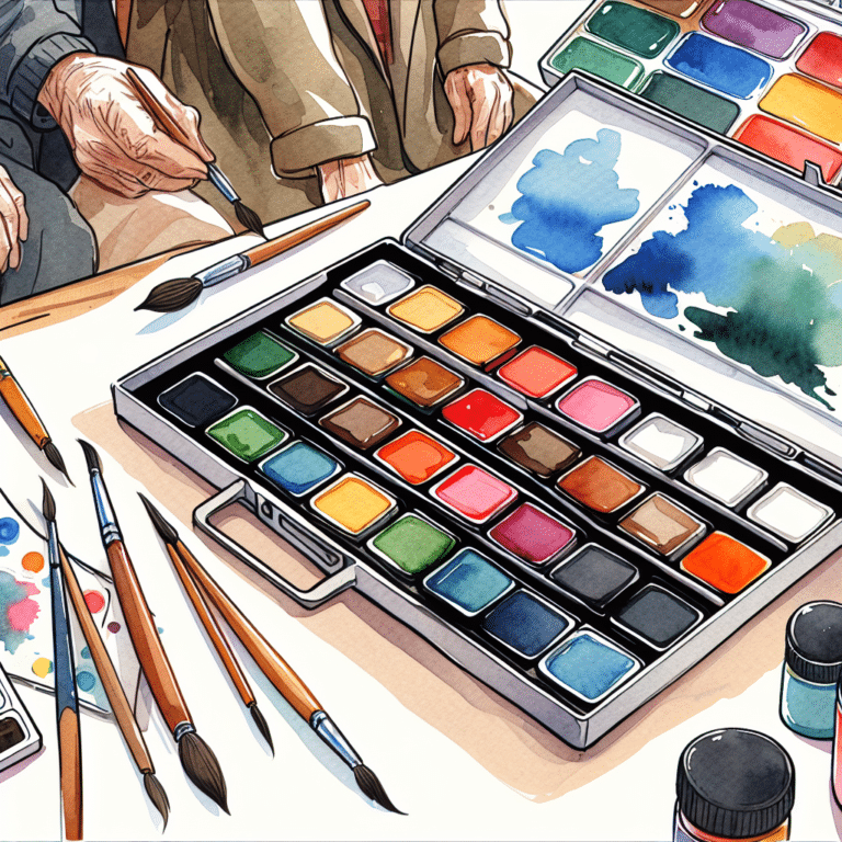 Affordable Watercolor Sets Perfect for Seniors