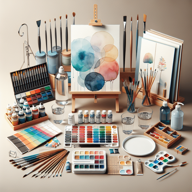 Comprehensive Watercolor Supply Kits for Home Use by Seniors