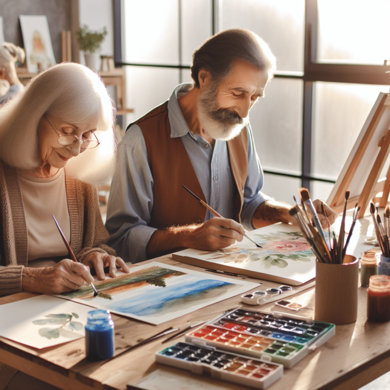 The Joy of Watercolor Painting for Older Adults