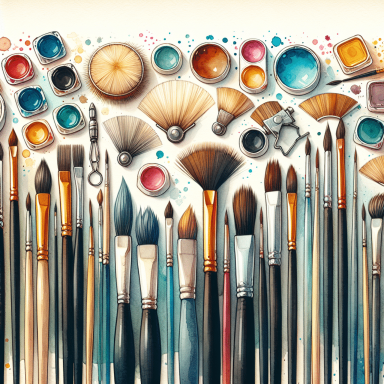 Beginner-Friendly Watercolor Brush Sets