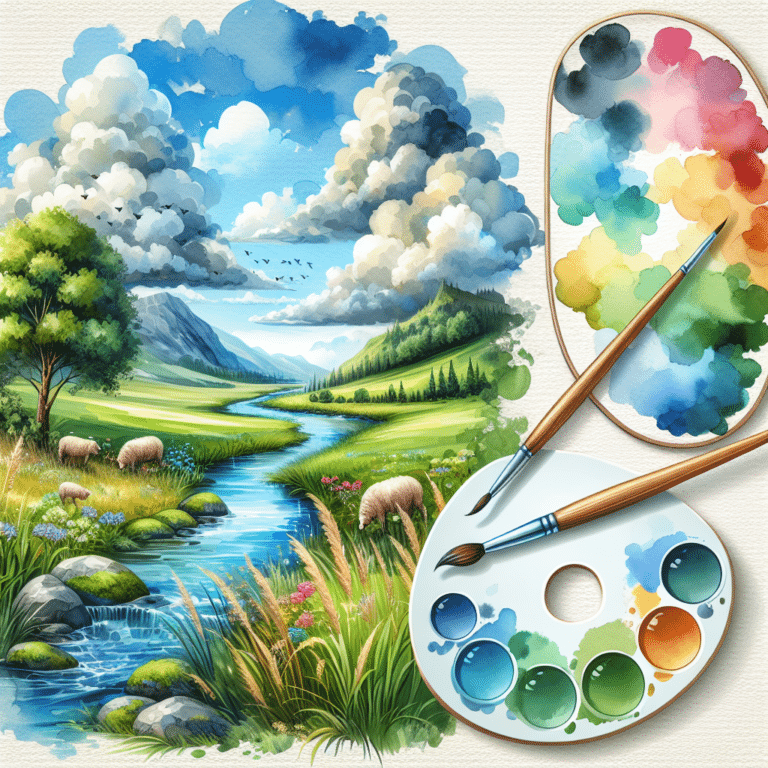 Tips for Painting Simple Landscapes in Watercolor