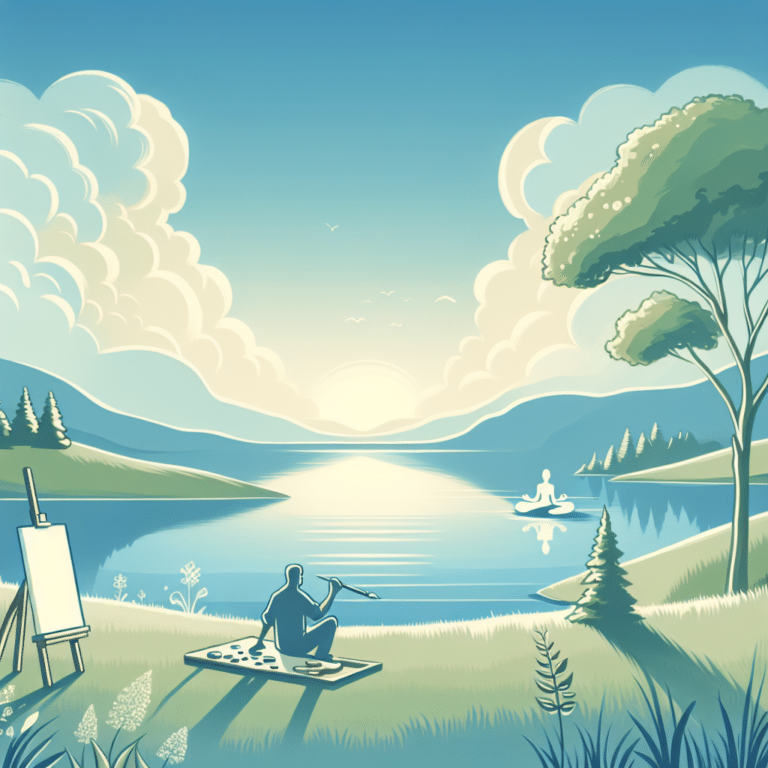 Painting Peaceful Landscapes for Mental Wellness